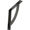 Ekena Millwork Bulwark Steel Bracket, Antiqued Pewter 2"W x 14"D x 14"H BKTM02X14X14BUAPW - alternate 1